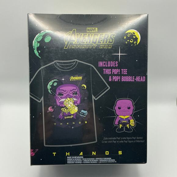 Marvel Avengers Infinity War Thanos Tee and Bobble-Head Set - Large - Picture 2 of 4
